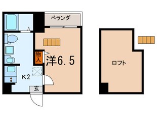 クレスト新富の物件間取画像